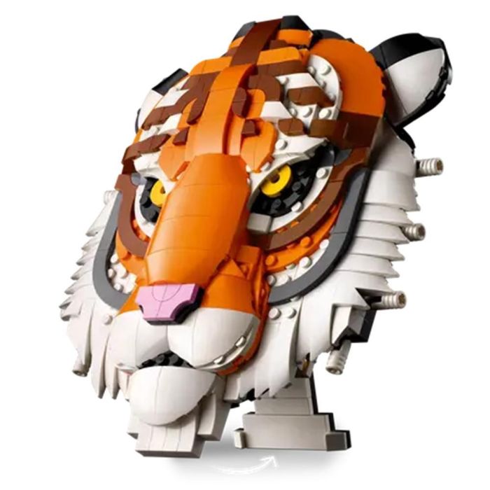 LEGO Colección Fauna: Tigre - Set de Construcción Art 3D para Adultos | Obra Decorativa con Flores y Plantas Estilizadas, 744 piezas 3 LEGO Colección Fauna: Tigre - Set de Construcción Art 3D para Adultos | Obra Decorativa con Flores y Plantas Estilizadas, 744 piezas 3