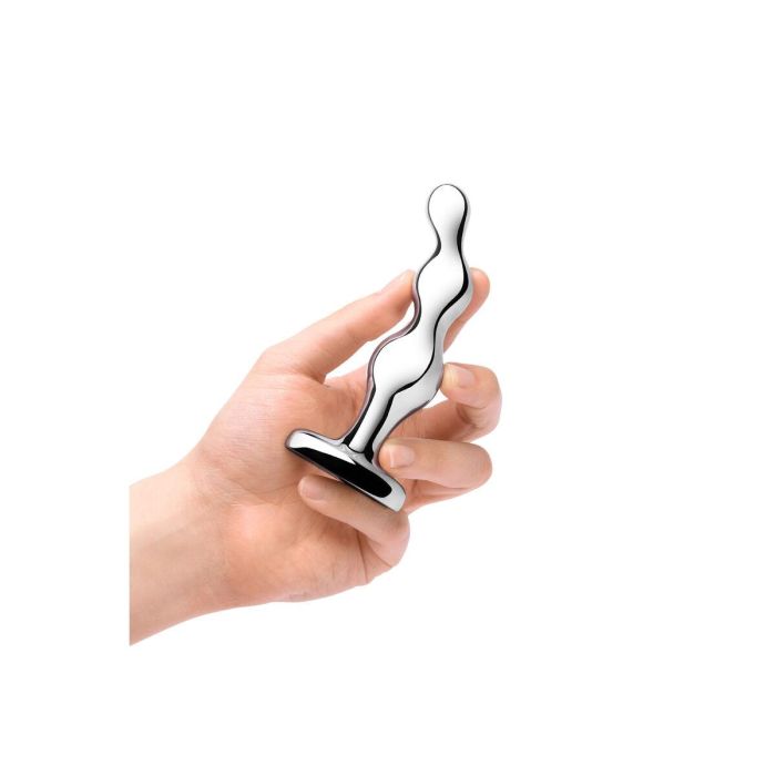 Plug Anal B-Vibe Plateado 16 Plug Anal B-Vibe Plateado 16