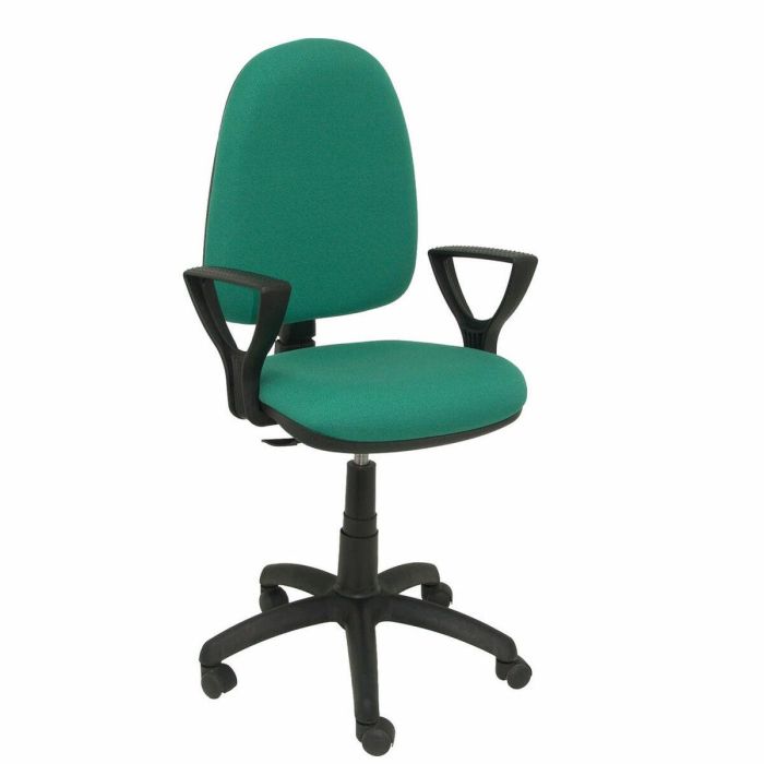 Piqueras y Crespo Silla Ayna Regulable Contacto Permanente, Respaldo y Asiento Ergonómicos, Brazos Fijos, Tejido Verde Piqueras y Crespo Silla Ayna Regulable Contacto Permanente, Respaldo y Asiento Ergonómicos, Brazos Fijos, Tejido Verde