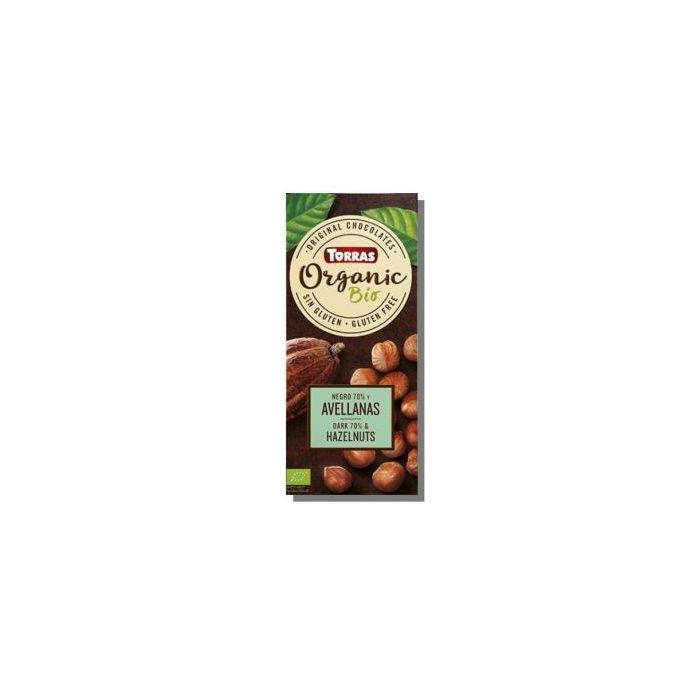 Chocolate Negro 70% Con Avellanas 100Gr. Bio Sg
