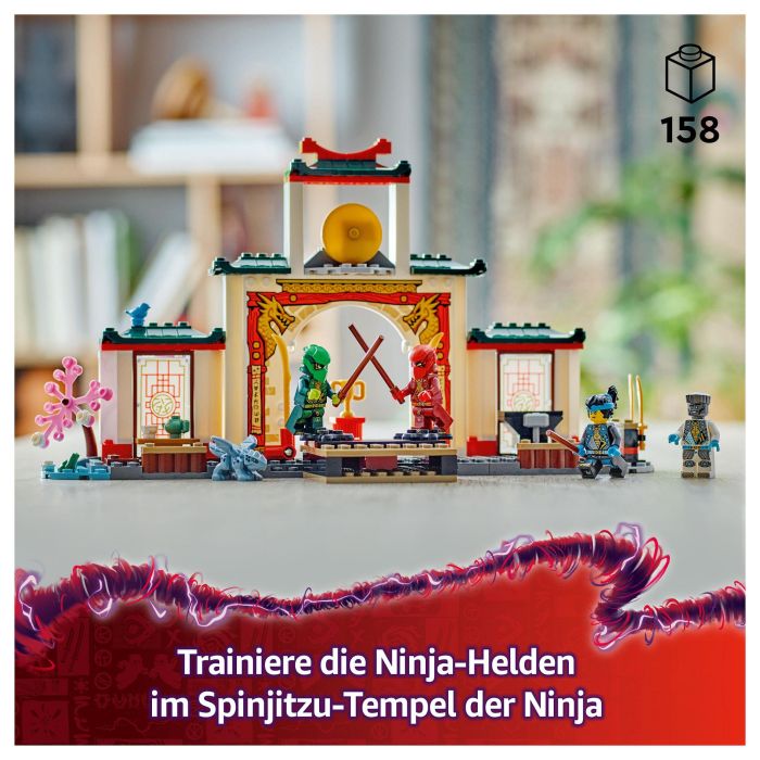 LEGO 71831 Templo Ninja Spinjitzu Dragón de juguete para niños a partir de 4 años