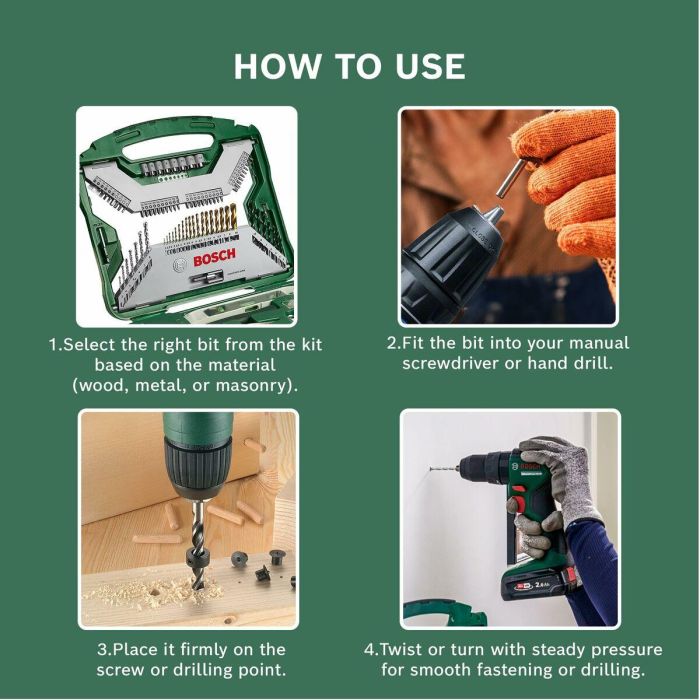 Bosch Caja X-Line (103 Piezas) Accesorios 4 Bosch Caja X-Line (103 Piezas) Accesorios 4