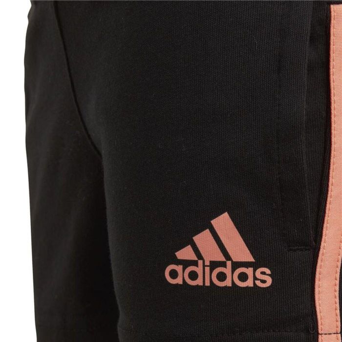 Pantalones Cortos Deportivos para Niños Adidas Knitted Negro 3 Pantalones Cortos Deportivos para Niños Adidas Knitted Negro 3
