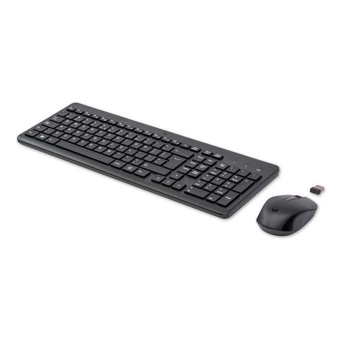 HP 330 Teclado y Ratón Inalámbricos, Set Ergonómico con Teclado Numérico 1 HP 330 Teclado y Ratón Inalámbricos, Set Ergonómico con Teclado Numérico 1