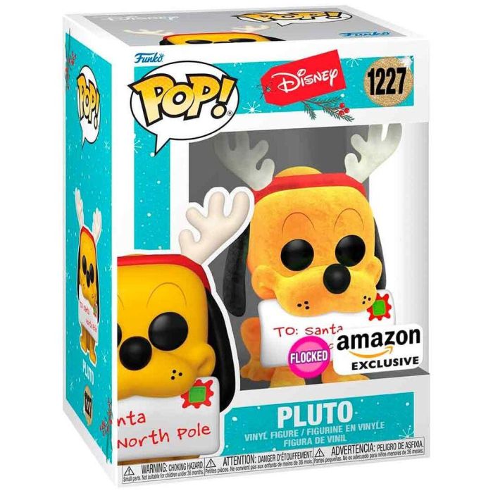 Figura POP Disney Holiday Pluto Exclusive 0 Figura POP Disney Holiday Pluto Exclusive 0