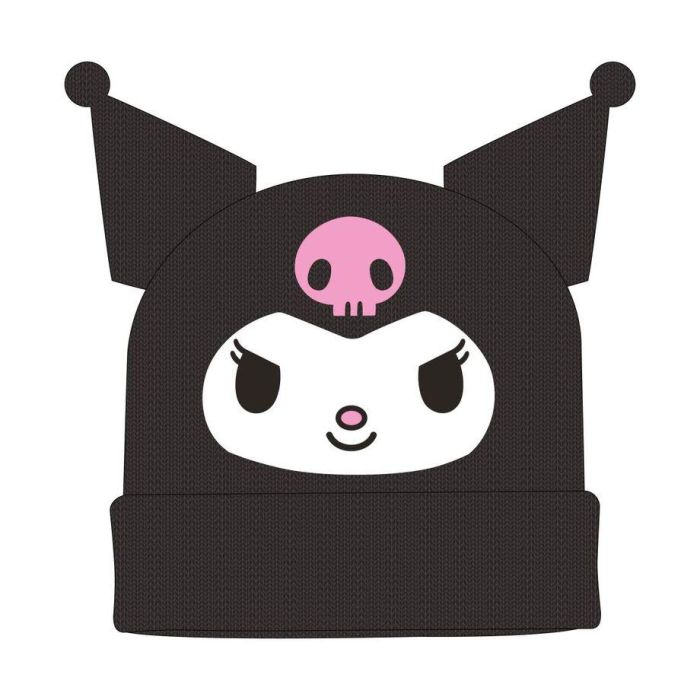 CERDÁ Gorro de punto Kuromi Hello Kitty, 100% acrílico