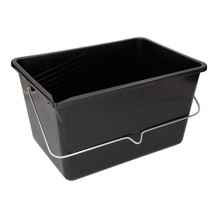 Koma Tools Cubeta de Pintura de Plástico Resistente 12 Litros con Lateral Vertedor y Escala Volumétrica