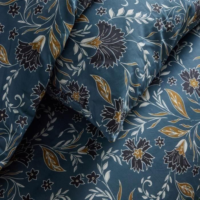 Juego de cama - TODAY Crazy - Estampado floral - 2 personas - 220 x 240 cm - Azul 3 Juego de cama - TODAY Crazy - Estampado floral - 2 personas - 220 x 240 cm - Azul 3