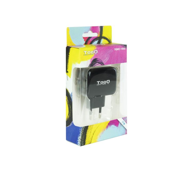 TooQ TQWC-1S02 Cargador de Pared Dual USB 3.4A 17W con Tecnología Smart AI para Carga Rápida de Smartphone, Tablet, GPS Negro 2 TooQ TQWC-1S02 Cargador de Pared Dual USB 3.4A 17W con Tecnología Smart AI para Carga Rápida de Smartphone, Tablet, GPS Negro 2