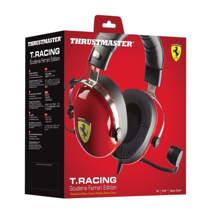 Auricular con Micrófono Gaming Thrustmaster Rojo 3 m 6 Auricular con Micrófono Gaming Thrustmaster Rojo 3 m 6