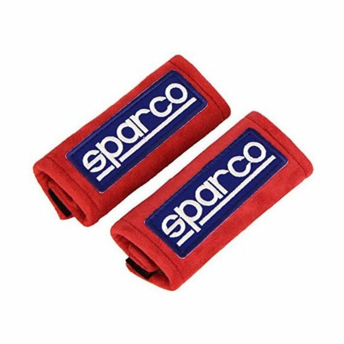 Sparco SP01099RS Juego de Mini Almohadillas de Neopreno Rojas para Volante y Empuñadura de Freno de Mano, Universal 1 Sparco SP01099RS Juego de Mini Almohadillas de Neopreno Rojas para Volante y Empuñadura de Freno de Mano, Universal 1