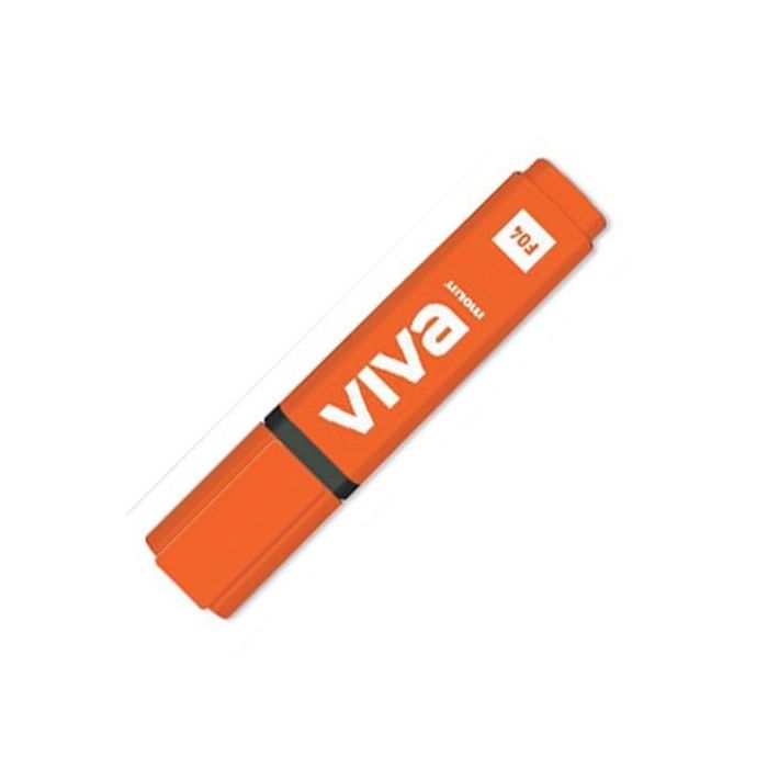Molin Marcador Fluorescente Viva Naranja - Subrayador Tinta Universal Base Agua, Extra Luminosa y Brillante, Punta Ideal para Subrayar (10 Unidades) (10 Unidades)