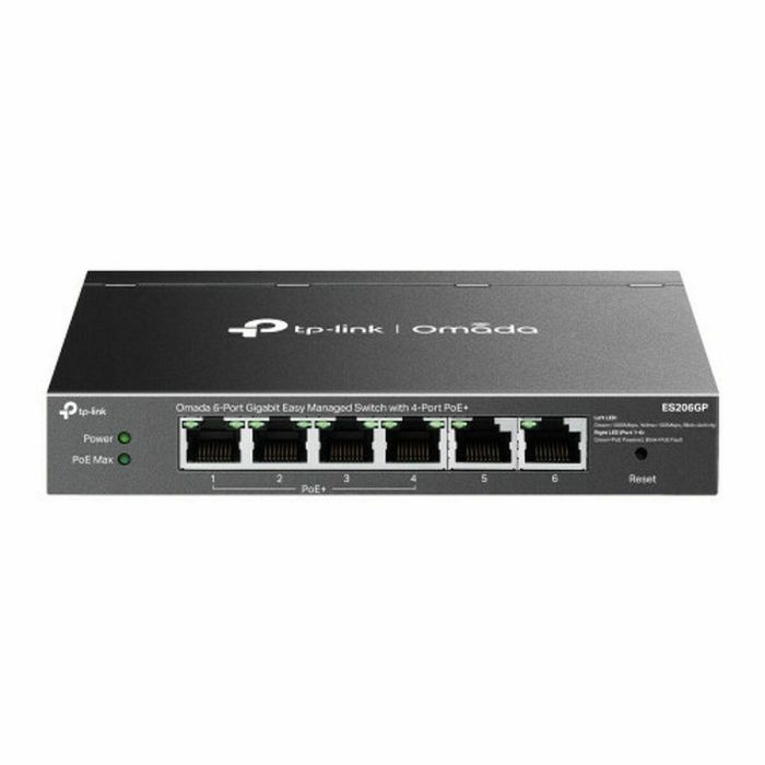 TP-LINK ES206GP Omada 6-Port Gigabit Easy Managed Switch con 4-Port PoE+
