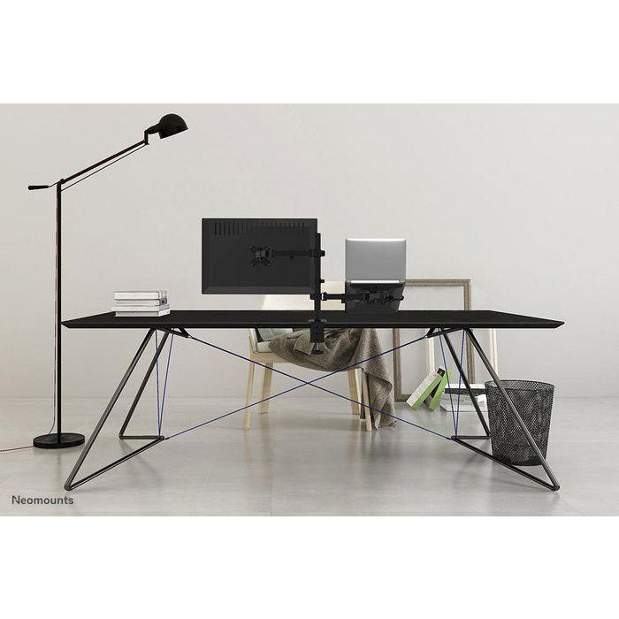 Neomounts Full Motion Desk Mount (Clamp And Grommet) For 10-32" Monitor Screen And Laptop, Height Adjustable - Black 11 Neomounts Full Motion Desk Mount (Clamp And Grommet) For 10-32" Monitor Screen And Laptop, Height Adjustable - Black 11