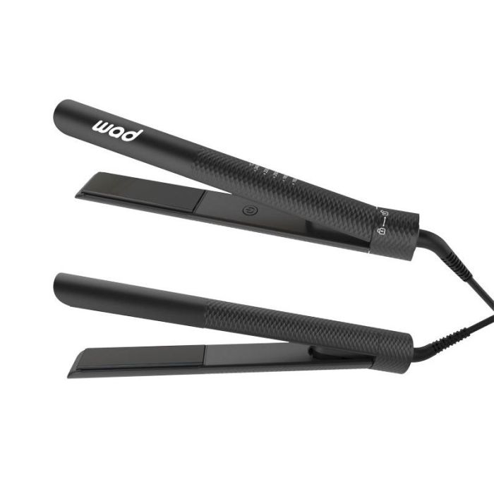 Wad Professional Beauty Plancha de Pelo Energy Straightener Negra con Placa de Turmalina, Temperatura Ajustable 160-240ºC