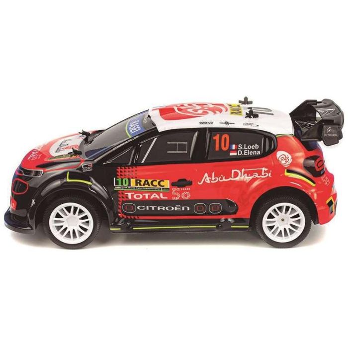 Coche radio control citroën c3 wrc 1:10, emisora 2,4ghz con bateria y cargador usb 42x13x20 cm 2