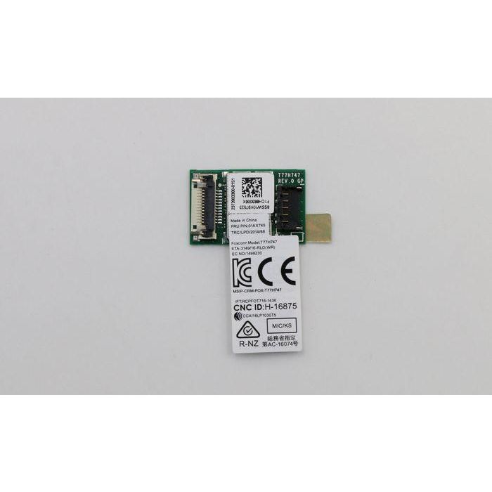 Lenovo Wireless NFC module designed for Lenovo ThinkPad T490, P43S, P14S, and T14 models, enabling NFC functionality. 2 Lenovo Wireless NFC module designed for Lenovo ThinkPad T490, P43S, P14S, and T14 models, enabling NFC functionality. 2