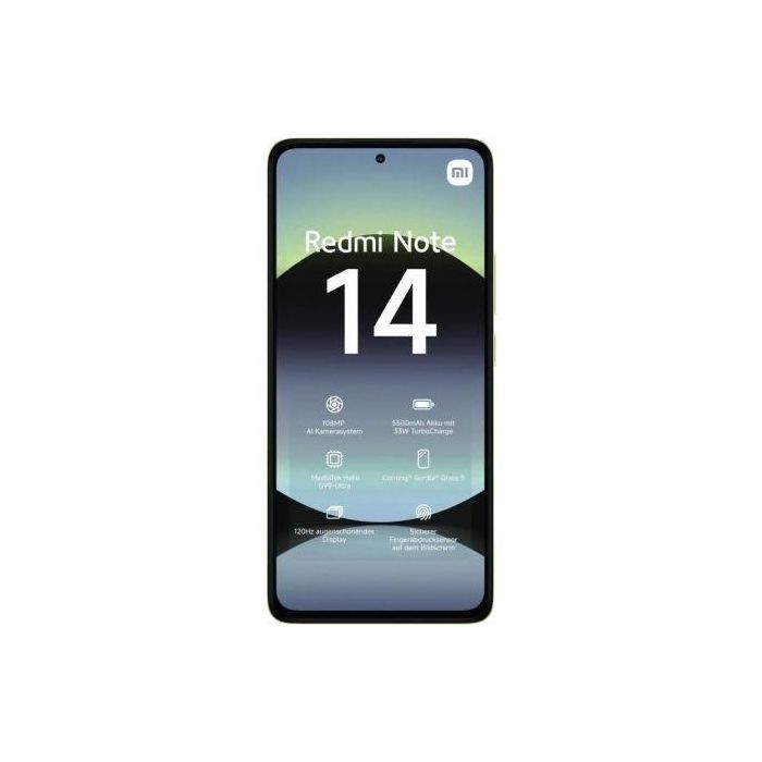 Xiaomi Smartphone Redmi Note 14 6,67" 8GB RAM 256GB ROM Lime Green MZB0IZZEU 1 Xiaomi Smartphone Redmi Note 14 6,67" 8GB RAM 256GB ROM Lime Green MZB0IZZEU 1