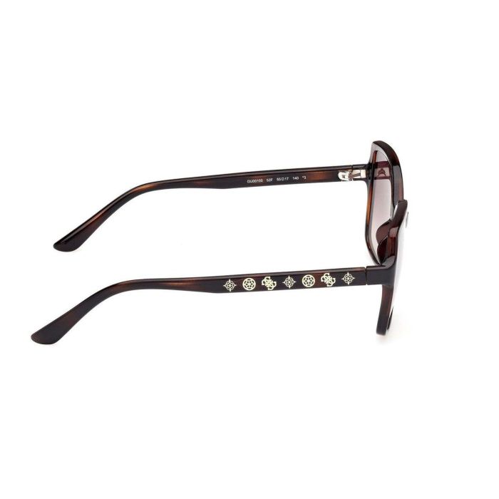 Guess Gafas GU00100 52F Gafas de Sol Cuadradas para Mujer 55mm Montura Havana Oscuro Cristal Marrón Degradado 4 Guess Gafas GU00100 52F Gafas de Sol Cuadradas para Mujer 55mm Montura Havana Oscuro Cristal Marrón Degradado 4