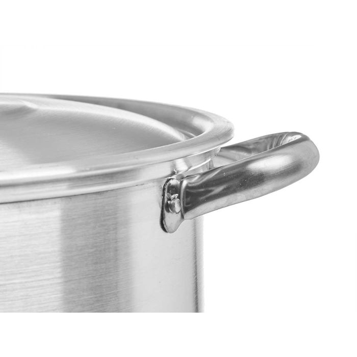 Olla de Aluminio Kinvara 28 cm 12.5 L - Plata, Apta Gas/Horno/Lavavajillas (4 Unidades) 3 Olla de Aluminio Kinvara 28 cm 12.5 L - Plata, Apta Gas/Horno/Lavavajillas (4 Unidades) 3