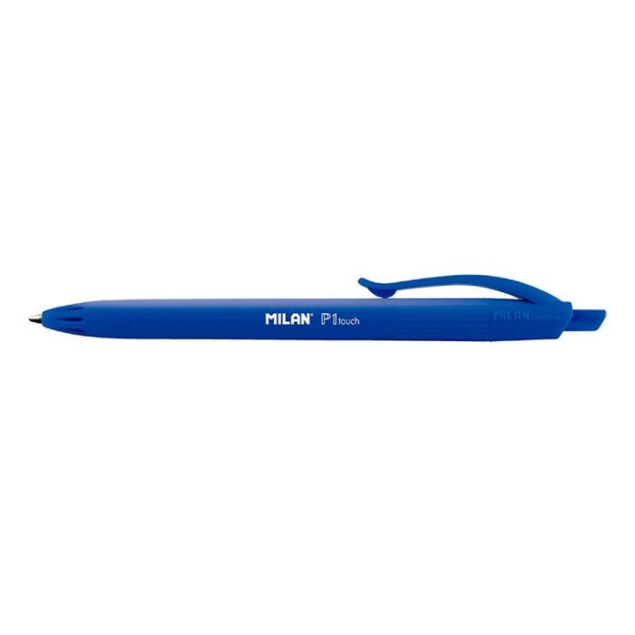 Boligrafo Milan P1 Retractil 1 mm Touch Azul Blister De 3 Unidades Boligrafo Milan P1 Retractil 1 mm Touch Azul Blister De 3 Unidades