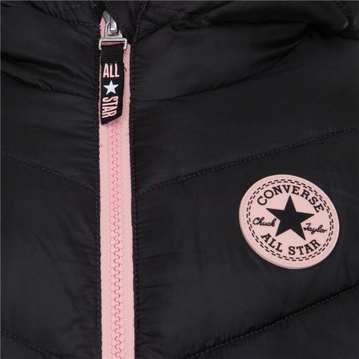 Chaqueta Infantil Converse Solid Mdwt Puffer Negro 5