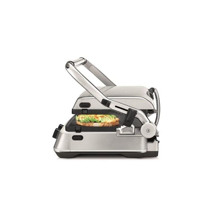 Sage Grill Eléctrico SGR700BSS4EEU1 BBQ & Press, Placas de Cerámica Reversibles, Control de Temperatura Electrónico, Bandeja Recogegrasa 3