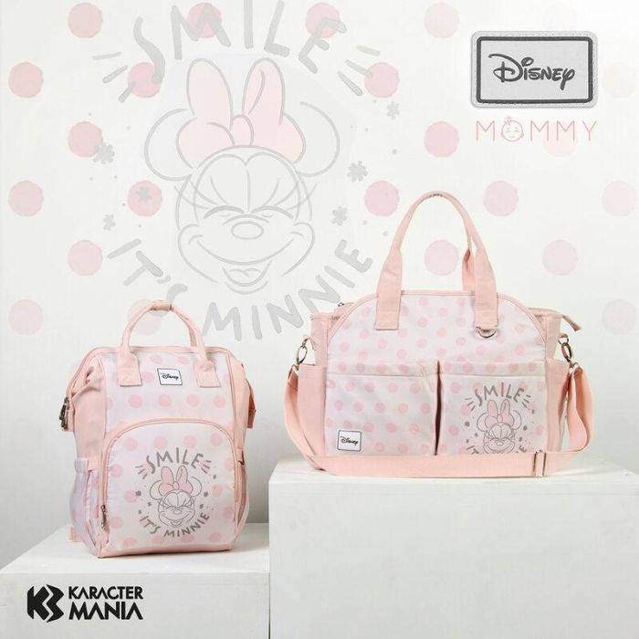 Disney Minnie Mouse Mochila de Maternidad para Bebé Salmón 5