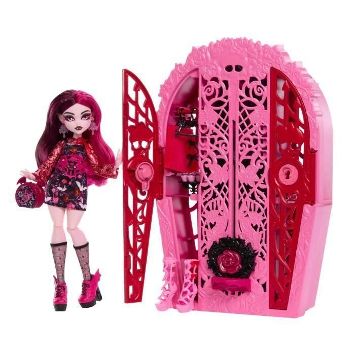 Mattel Muñeca Monster High Draculaura con Armario, Ropa y Accesorios +4 años Mattel Muñeca Monster High Draculaura con Armario, Ropa y Accesorios +4 años