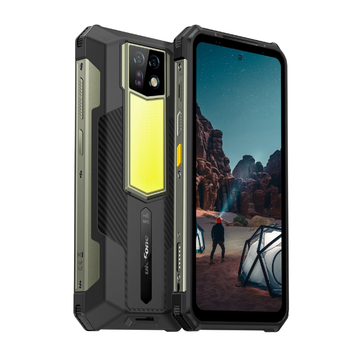 Ulefone Armor 24 Teléfono Móvil Inteligente Resistente, 12 GB de Memoria RAM, 256 GB de Almacenamiento Interno, Dual SIM, Negro