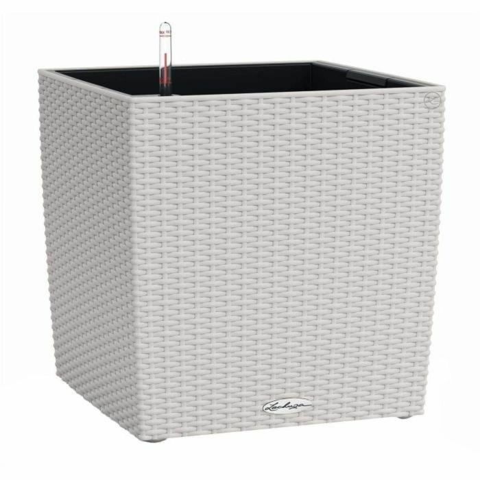 Lechuza LEC4008789153975 Maceta Cube Cottage 50, Juego Completo, Gris Claro 0 Lechuza LEC4008789153975 Maceta Cube Cottage 50, Juego Completo, Gris Claro 0