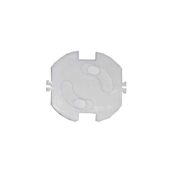Edm Tapa de enchufe giratorios base t/tl, polipropileno, blanco, universal, blister 10 uds 0 Edm Tapa de enchufe giratorios base t/tl, polipropileno, blanco, universal, blister 10 uds 0
