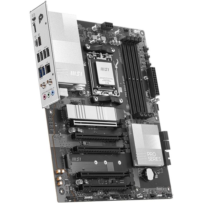 MSI PRO B840-P Placa Base ATX AM5 para AMD Ryzen 7000/8000/9000, DDR5, Wi-Fi 7, Bluetooth 5.4 2
