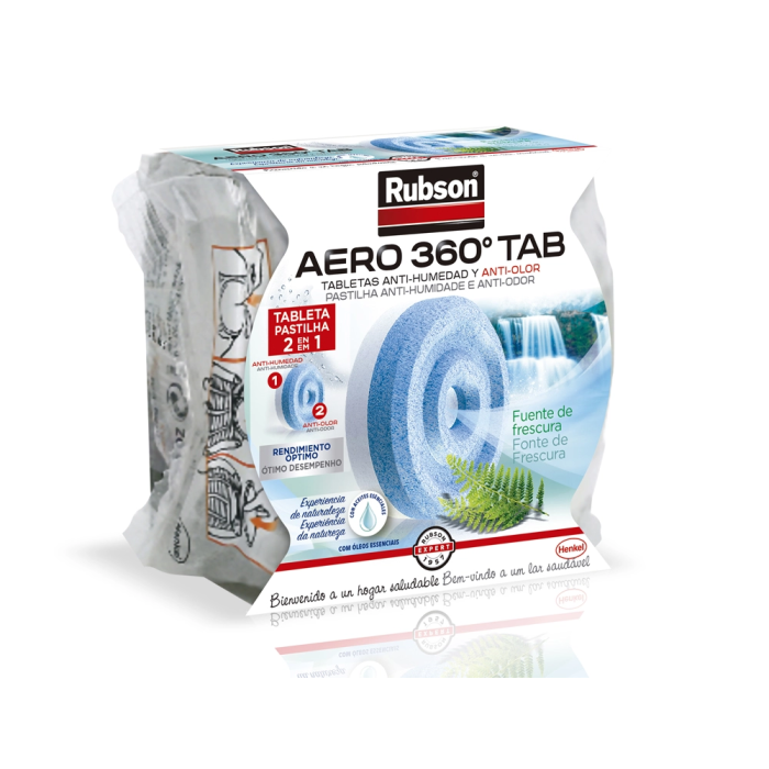 Rubson Aero 360º Recambio Pastilla Deshumidificador Aromaterapia Frescura 1 Rubson Aero 360º Recambio Pastilla Deshumidificador Aromaterapia Frescura 1