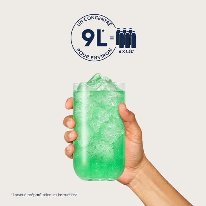 Concentrados SODASTREAM - Pack de 6 Concentrados de Menta Sin Azúcar - Hasta 54L de Bebida - 440 ml 3 Concentrados SODASTREAM - Pack de 6 Concentrados de Menta Sin Azúcar - Hasta 54L de Bebida - 440 ml 3
