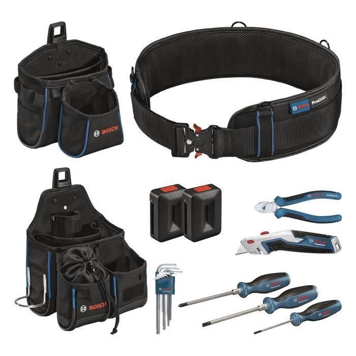 Bosch Professional BOS4059952657431 Cinturón de herramientas y juego de herramientas manuales