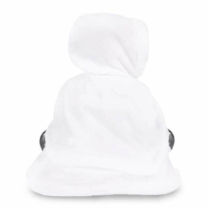 Disfraz monada blanca navidad vestido con enaguas y cubrehombros con capucha talla 12-24 m 3 Disfraz monada blanca navidad vestido con enaguas y cubrehombros con capucha talla 12-24 m 3