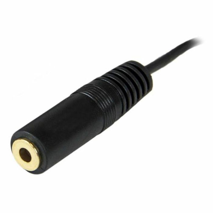 Cable Alargador Jack (3,5 mm) Startech MU12MF 3,7 m Negro 2 Cable Alargador Jack (3,5 mm) Startech MU12MF 3,7 m Negro 2