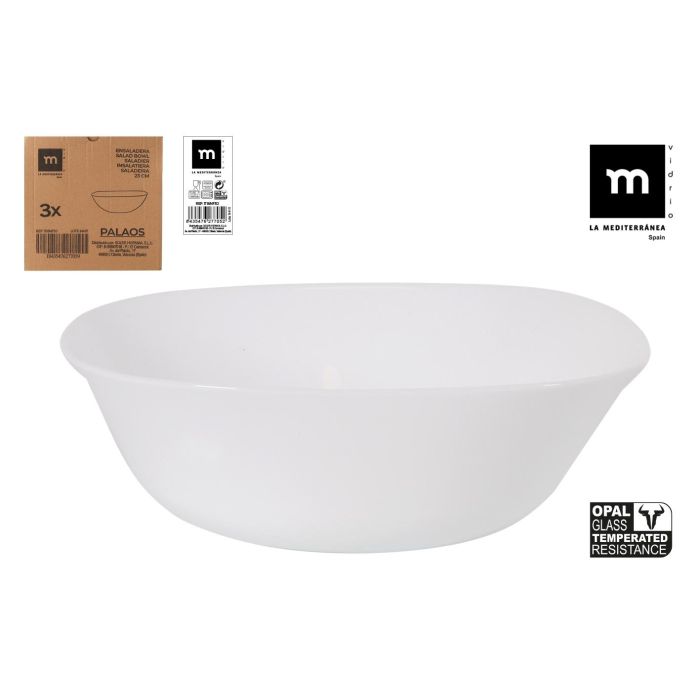 Ensaladera opal Palaos 23 cm - La Mediterranea (18 Unidades) Ensaladera opal Palaos 23 cm - La Mediterranea (18 Unidades)