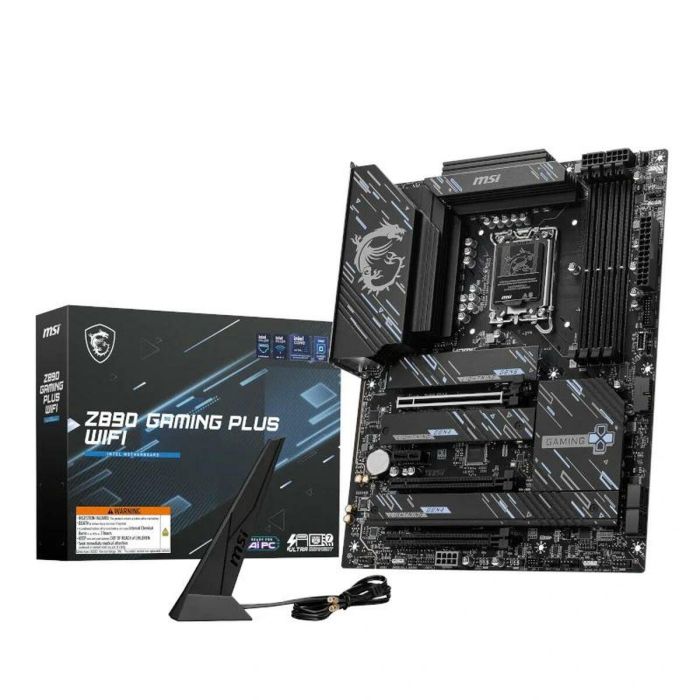 MSI Z890 GAMING PLUS WiFi Placa Base para PC Intel LGA 1851 DDR5 ATX con Wifi 7 1