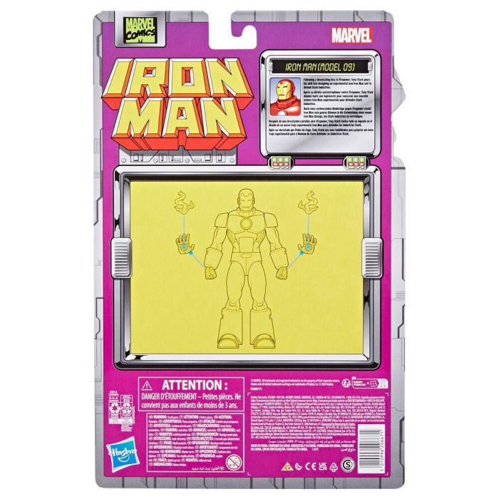 Hasbro Marvel Legends Series Iron Man Figura de Acción 15 cm con 6 Accesorios 8 Hasbro Marvel Legends Series Iron Man Figura de Acción 15 cm con 6 Accesorios 8