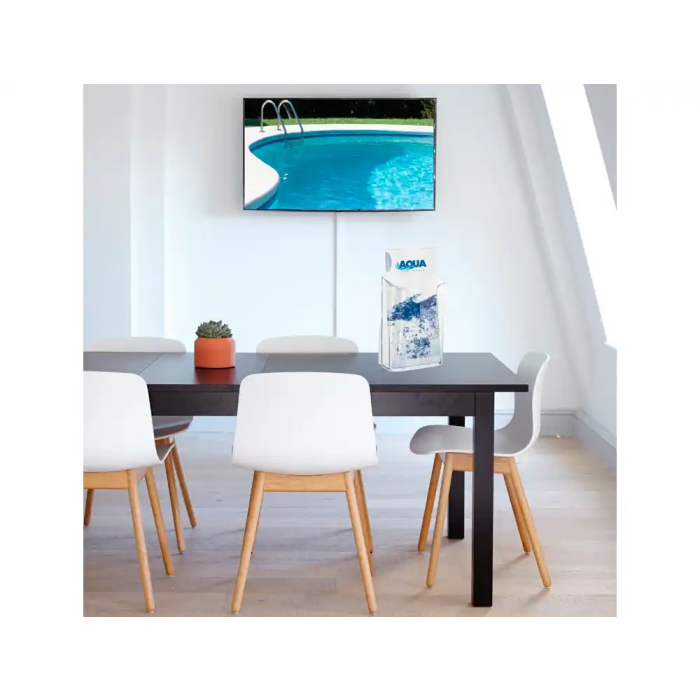 Archivo 2000 Expositor sobremesa 1 compartimento 1/3 A4 vertical fondo cajetín 34 mm transparente Poliestireno 165x70x110 mm 2