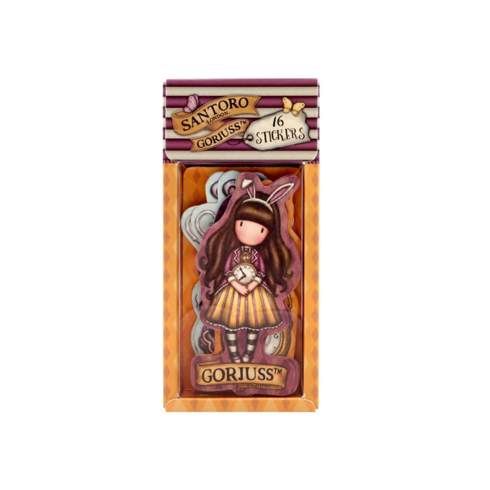 Safta Pegatinas Gorjuss Through The Looking Glass Expositor 18 Cajas de 16 Unidades 190x100x197 mm 3