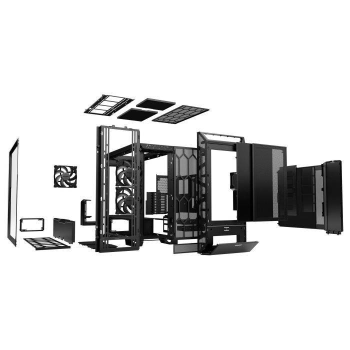 be quiet! Dark Base Pro 901 Black Full Tower PC Negro ATX EATX micro ATX Mini-ATX XL-ATX Aluminio Vidrio Acero Juego