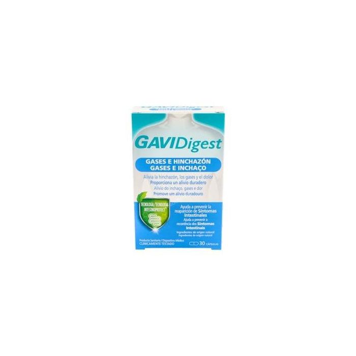GAVIDIGEST Gases E Hinchazon 30 Capsulas