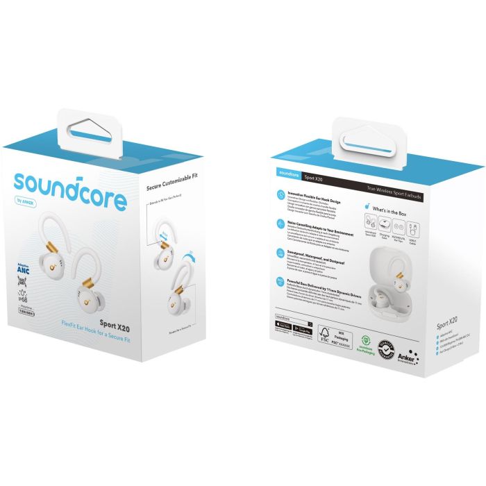 Auriculares in Ear Bluetooth Soundcore Blanco 9 Auriculares in Ear Bluetooth Soundcore Blanco 9
