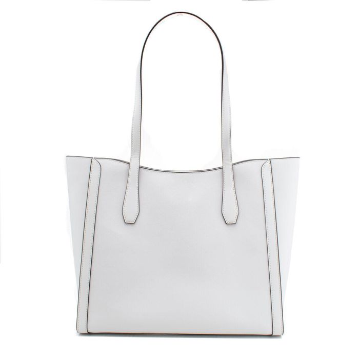 Bolso de Hombro Michael Kors Leida Blanco 34 x 29 x 12 cm 2 Bolso de Hombro Michael Kors Leida Blanco 34 x 29 x 12 cm 2