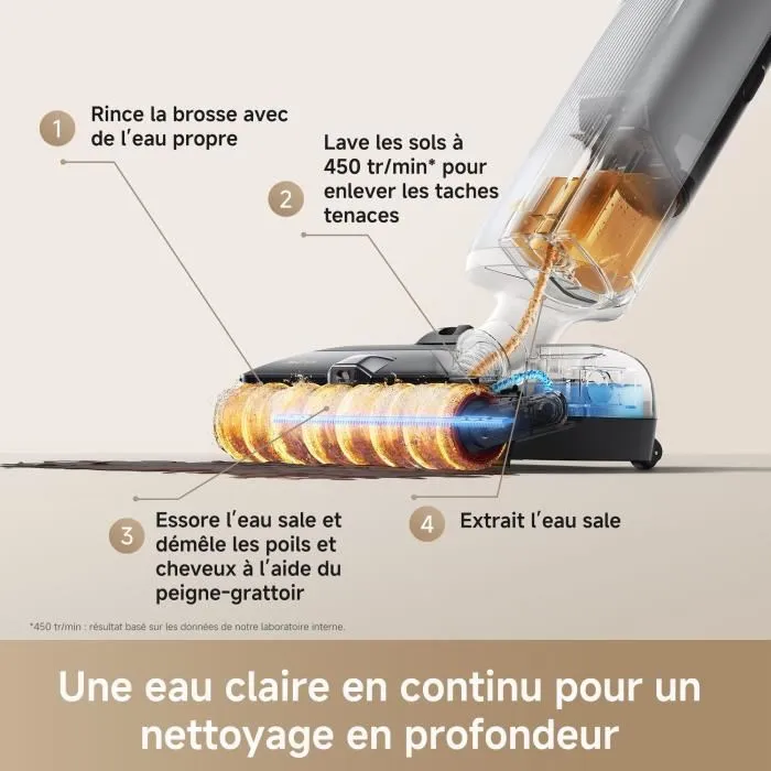 Mova X4 Pro Aspiradora Lavado con Agua Caliente Antienredos Autolimpieza a 100 °C Succión de 20 kPa 1 Mova X4 Pro Aspiradora Lavado con Agua Caliente Antienredos Autolimpieza a 100 °C Succión de 20 kPa 1