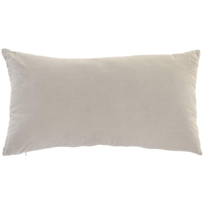DKD Home Decor Cojín Decorativo Boho Beige 40x70 cm | Pack de 2 Poliéster Lavado a la Piedra, 650g/m², con Cremallera