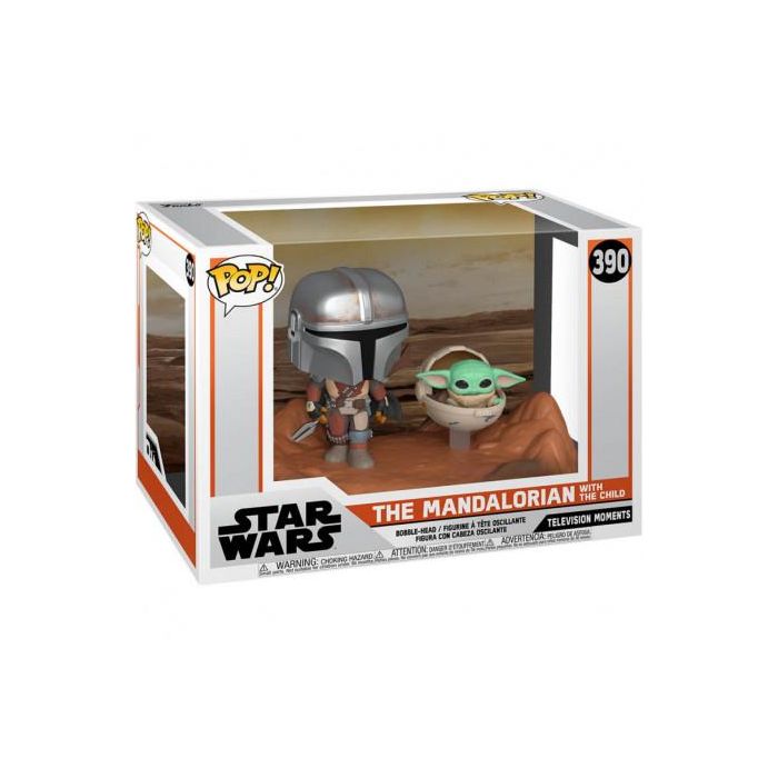 Funko Pop Star Wars The Mandalorian con Baby Yoda - Figura de Vinilo 2 Funko Pop Star Wars The Mandalorian con Baby Yoda - Figura de Vinilo 2